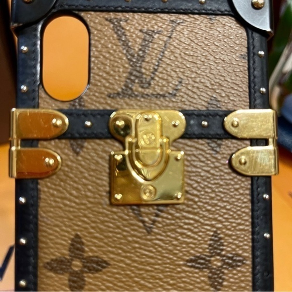 Authentic Louis Vuitton Reverse Monogram Iphone X… - image 3